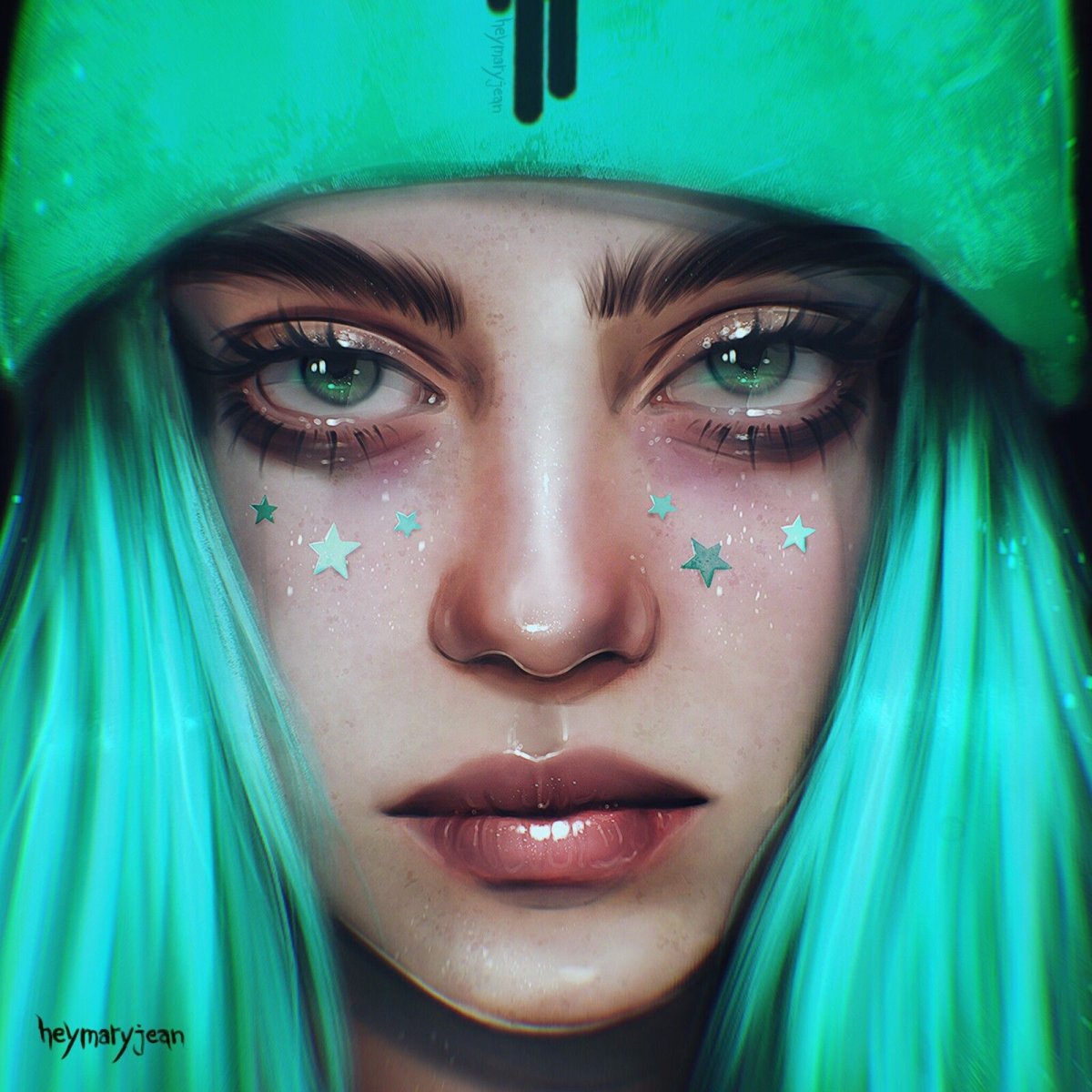 Портрет Билли Айлиш