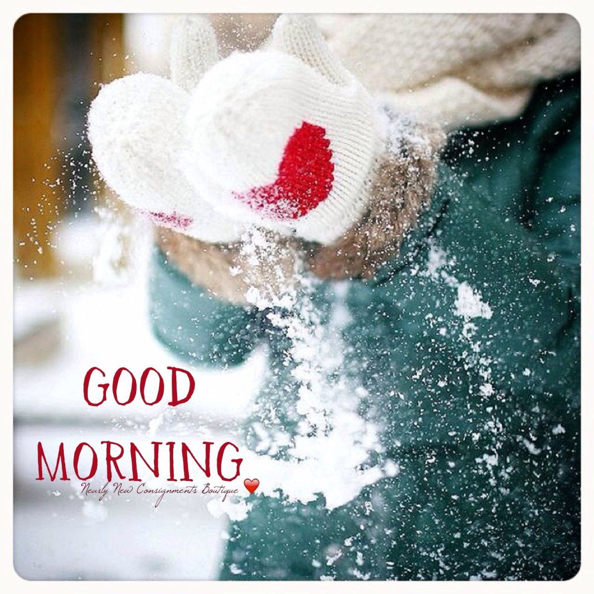 Снег на варежках