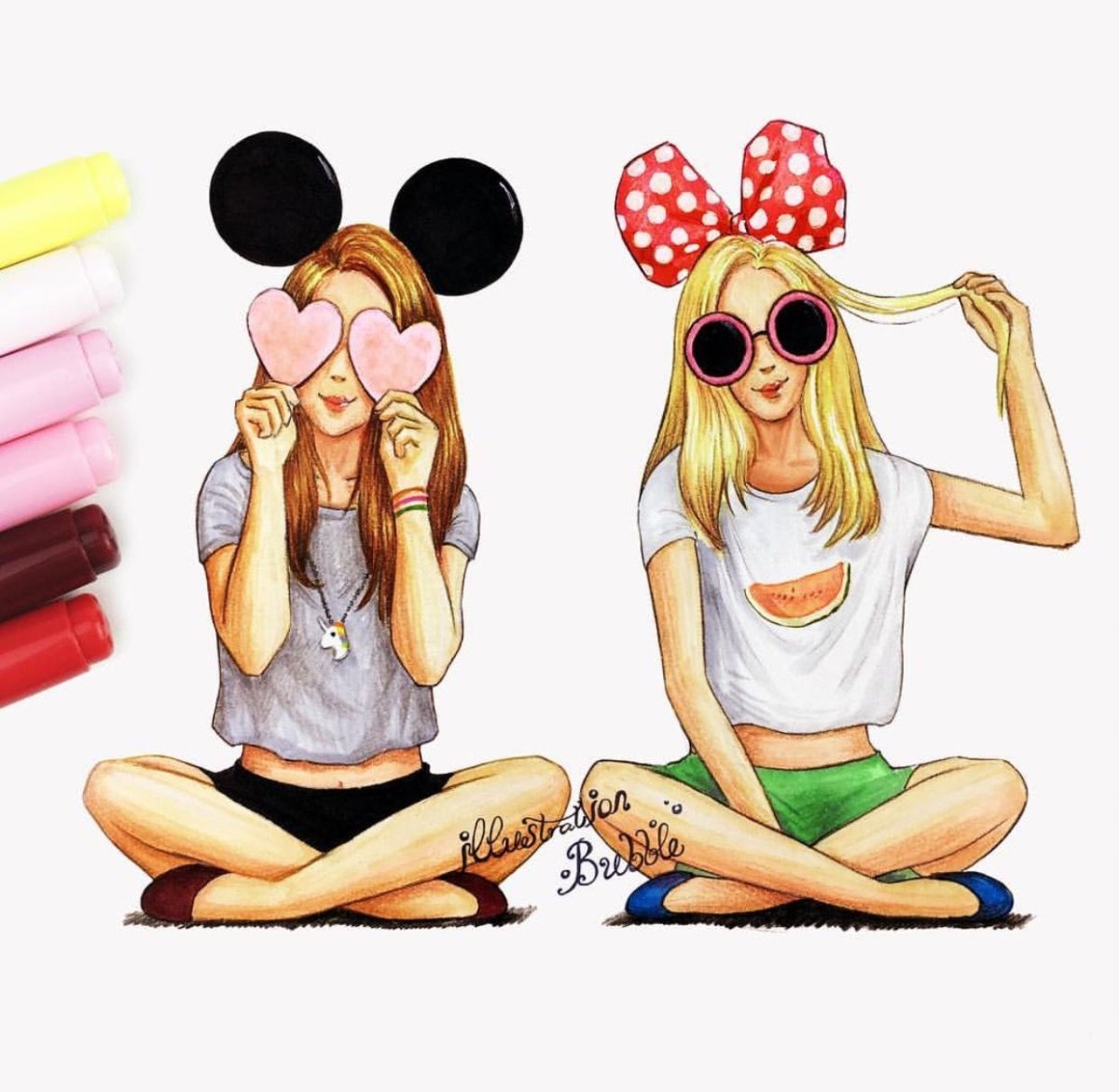 Эстетика девочки мультяшки