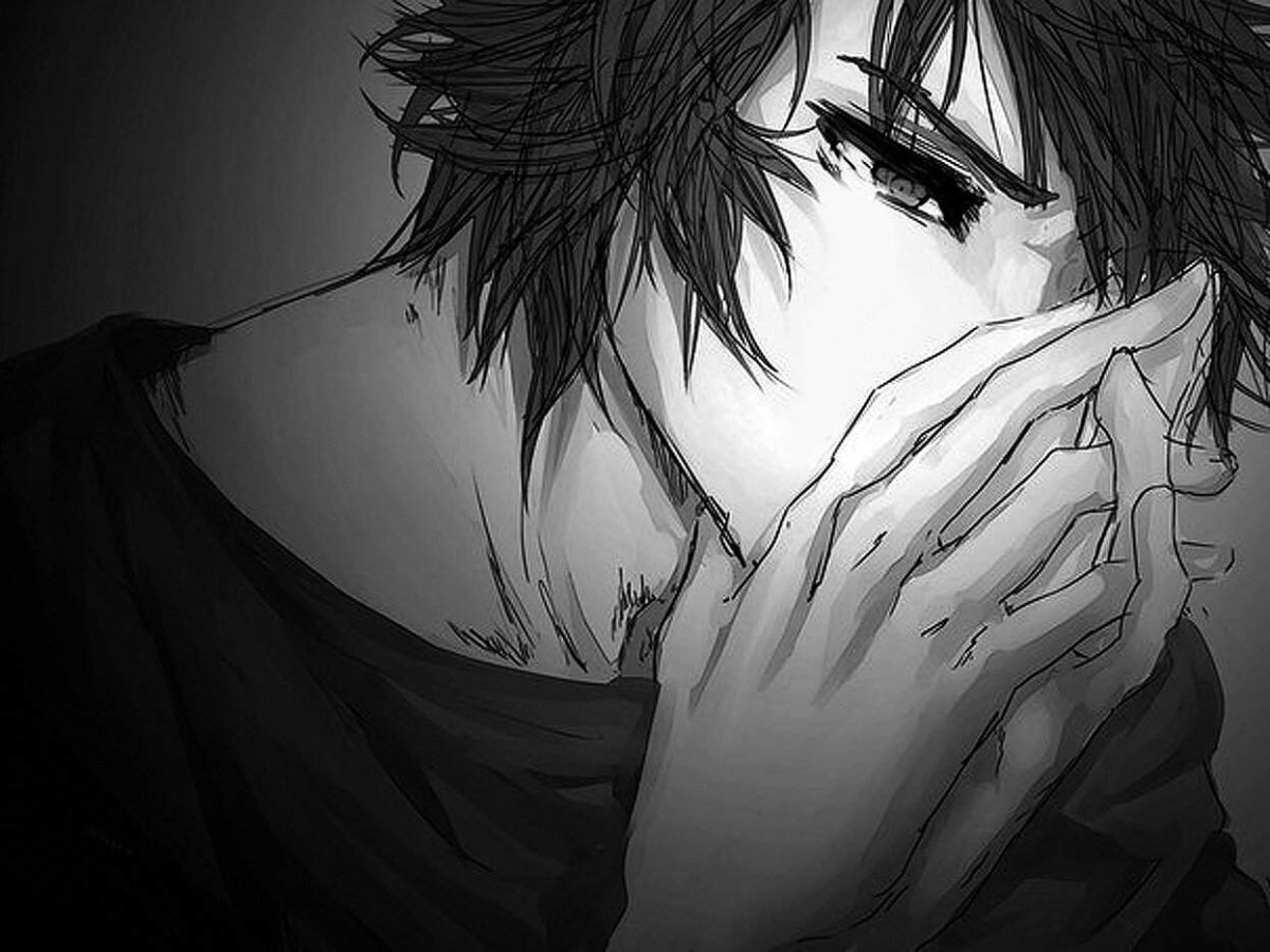 Аниме кун плачет