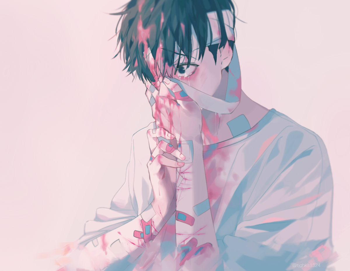 Аниме девушки в слезах