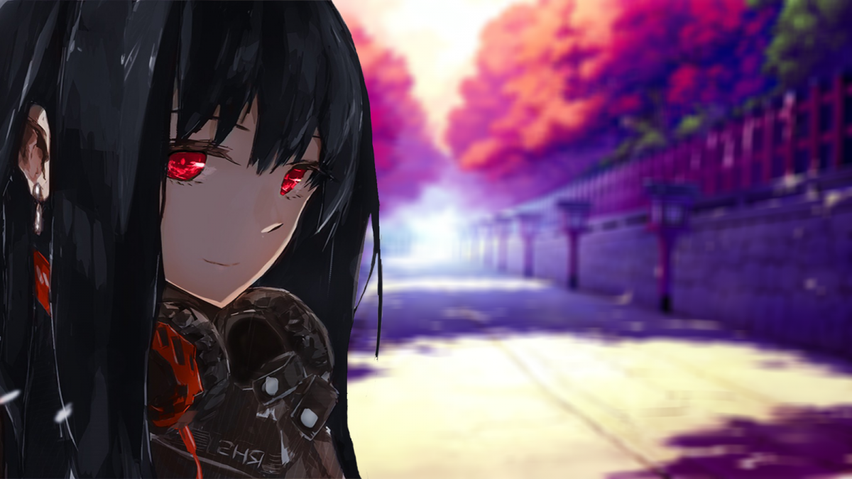 Обои Рин Шибуя наушники