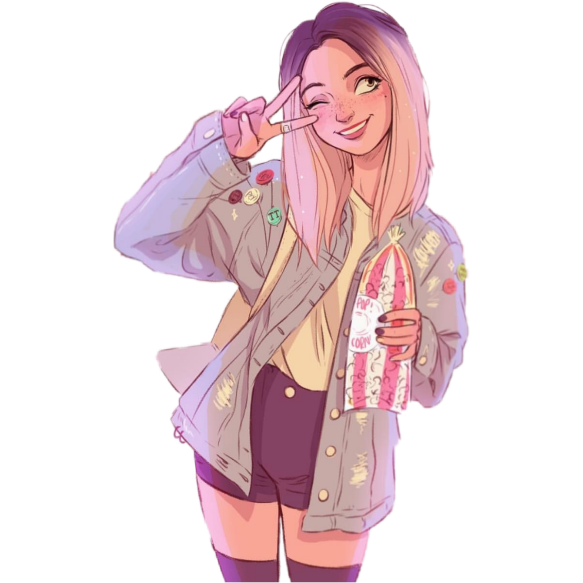 Мультяшна ариана Гранде