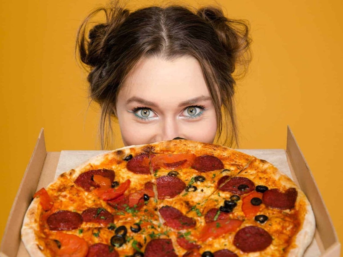 Фотосессия с пиццей