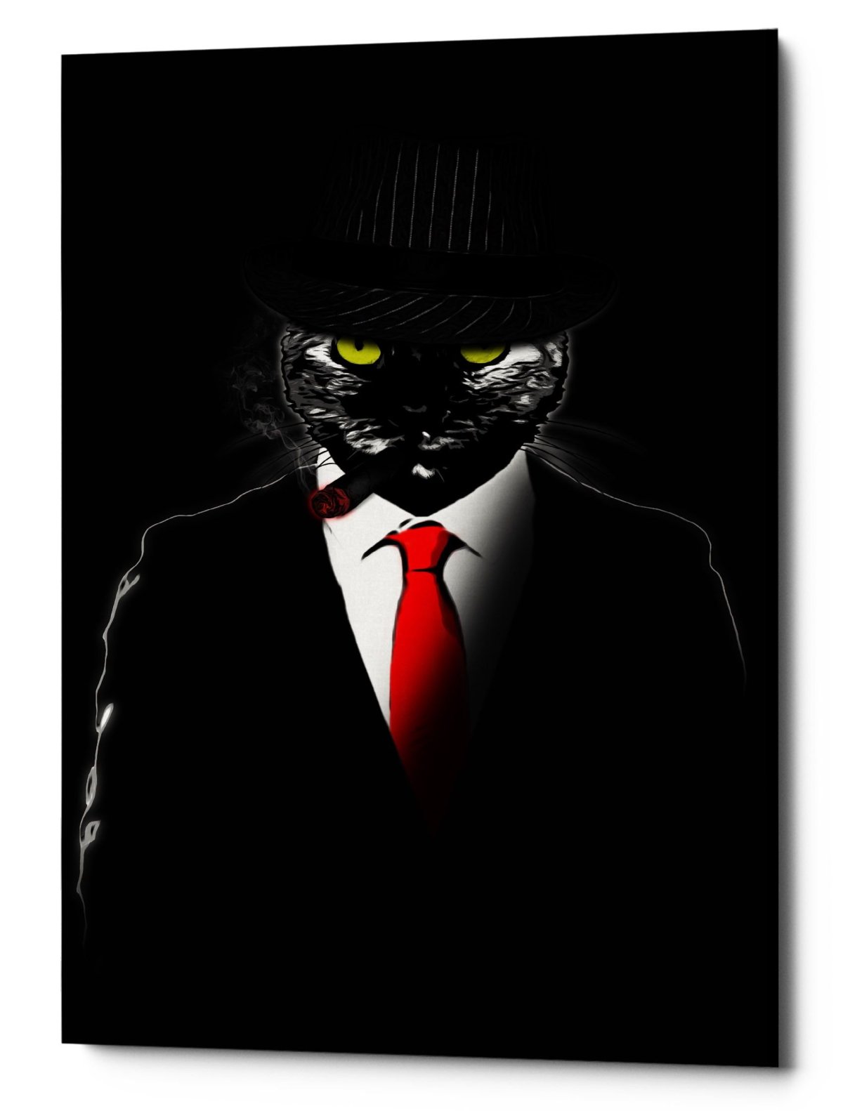 Кот человек арт