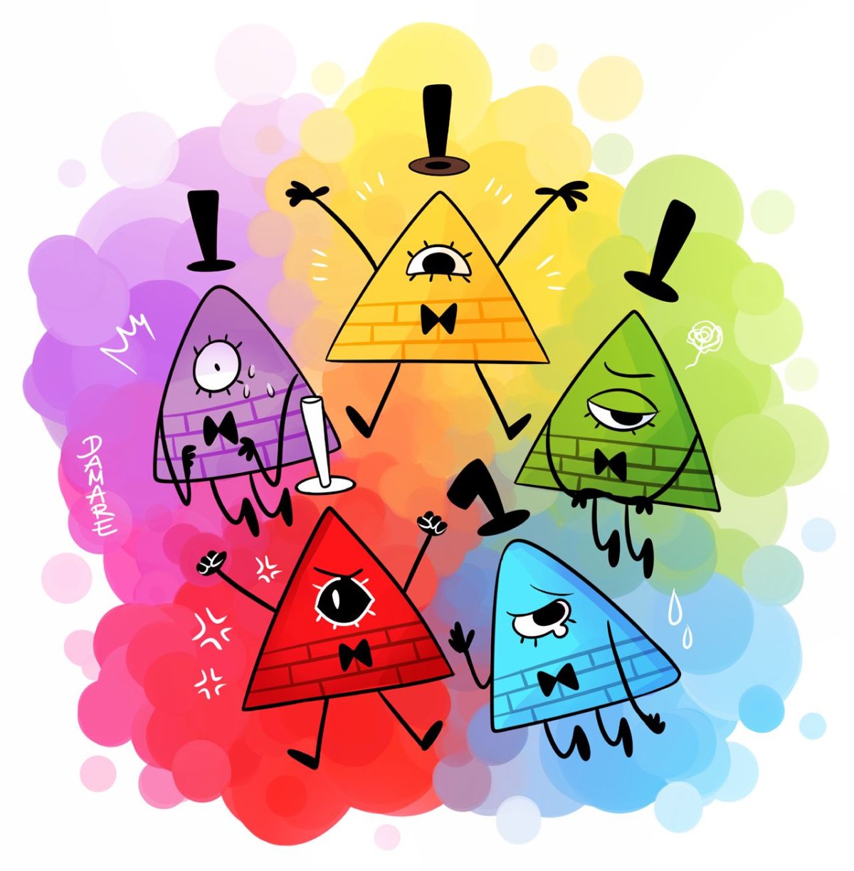 Постеры Гравити Фолз Билл