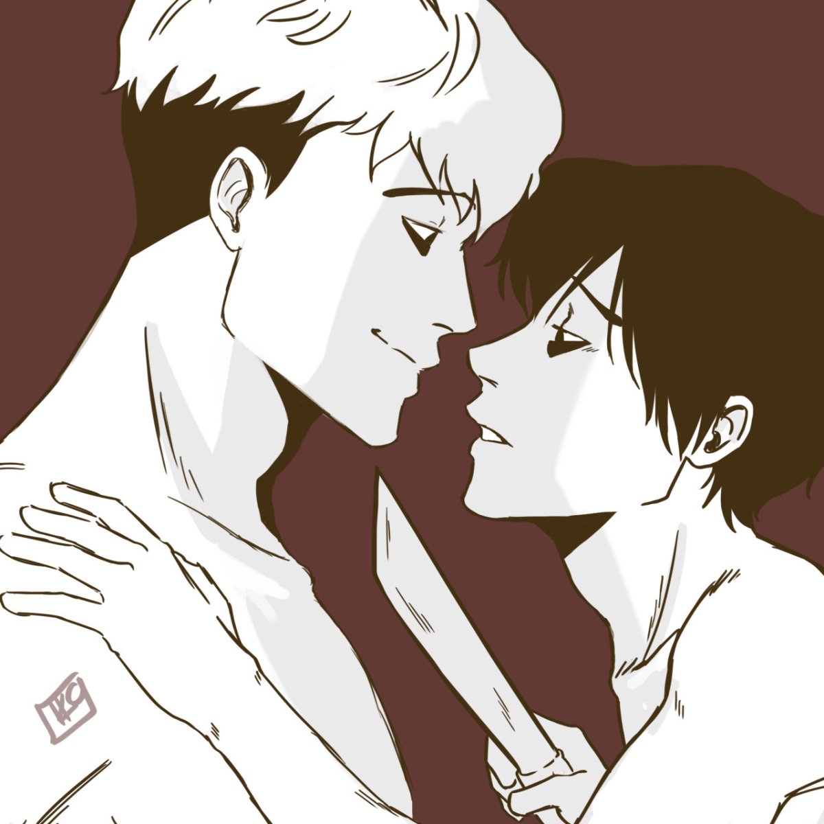 Killing Stalking сану и бум яой