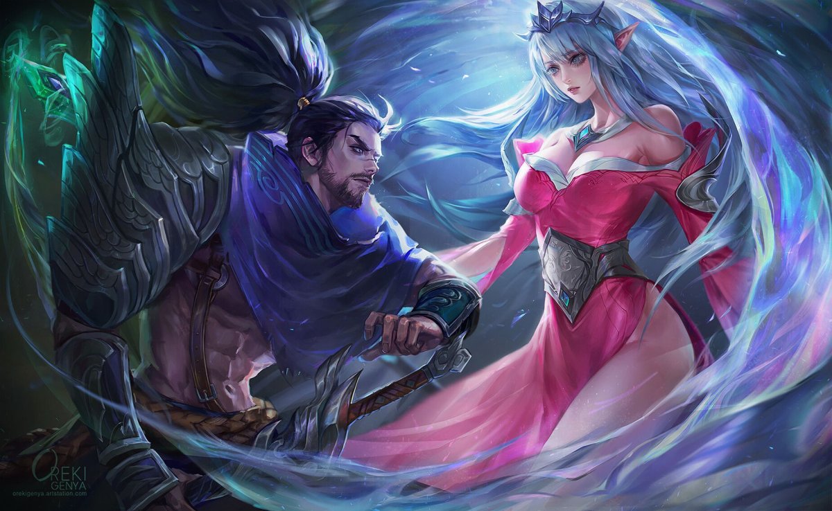 Ясуо и Жанна арт