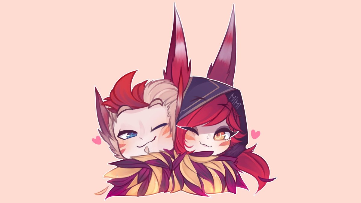 Лига легенд шая и Рэйкан арт