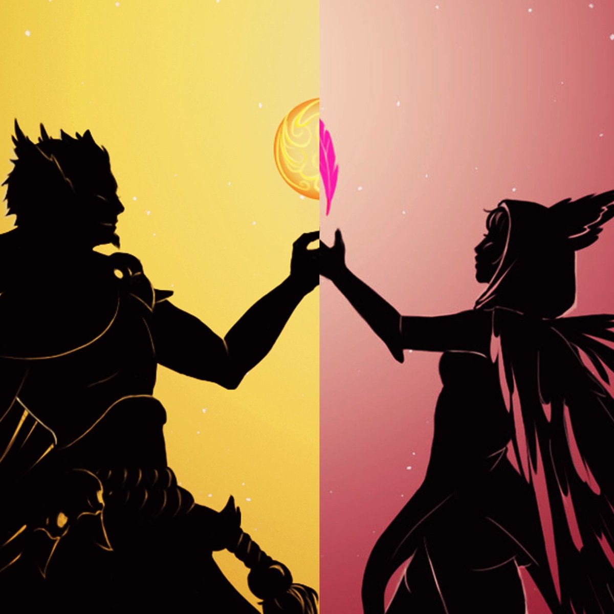 Парные обои лига легенд