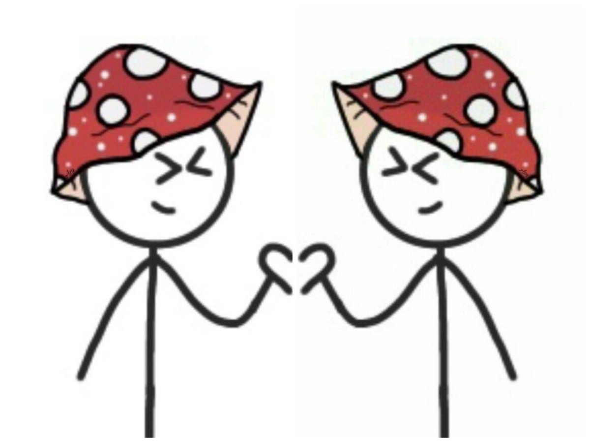 Cute Stickman Pep парные