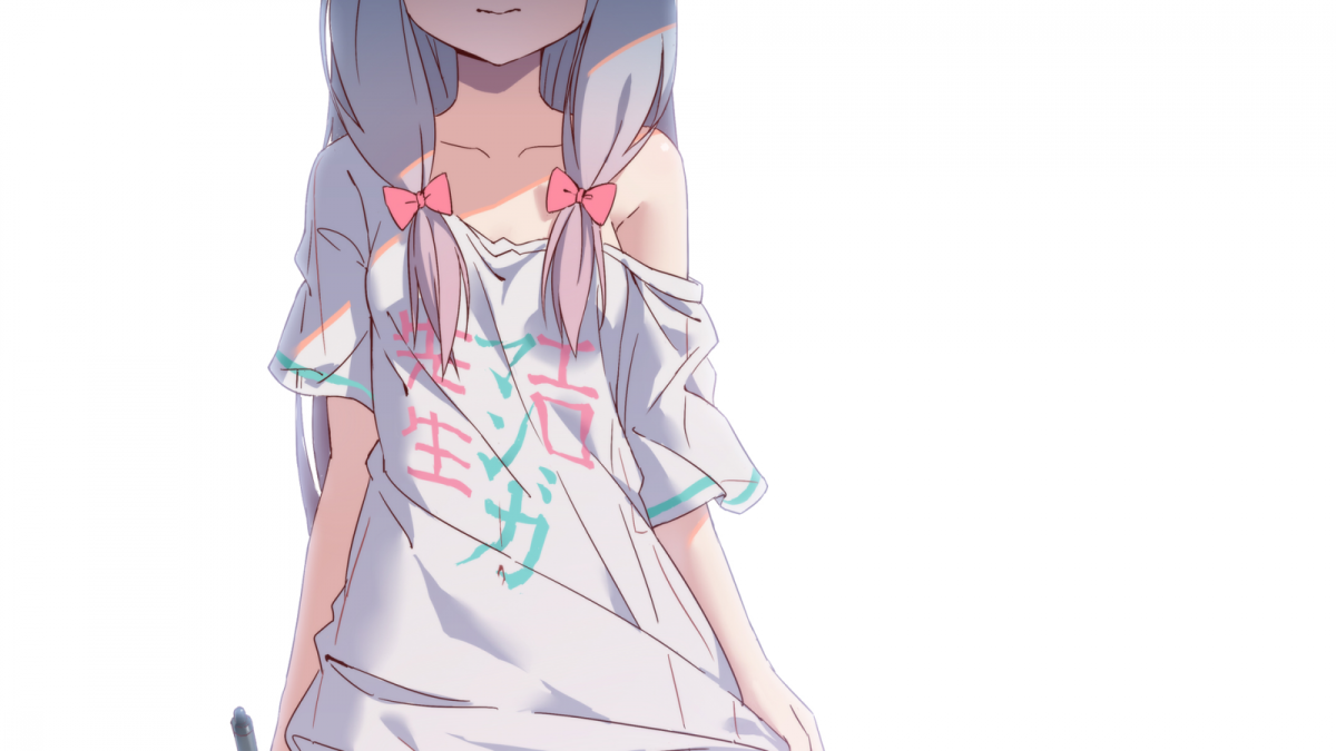 Девушка в футболке арт