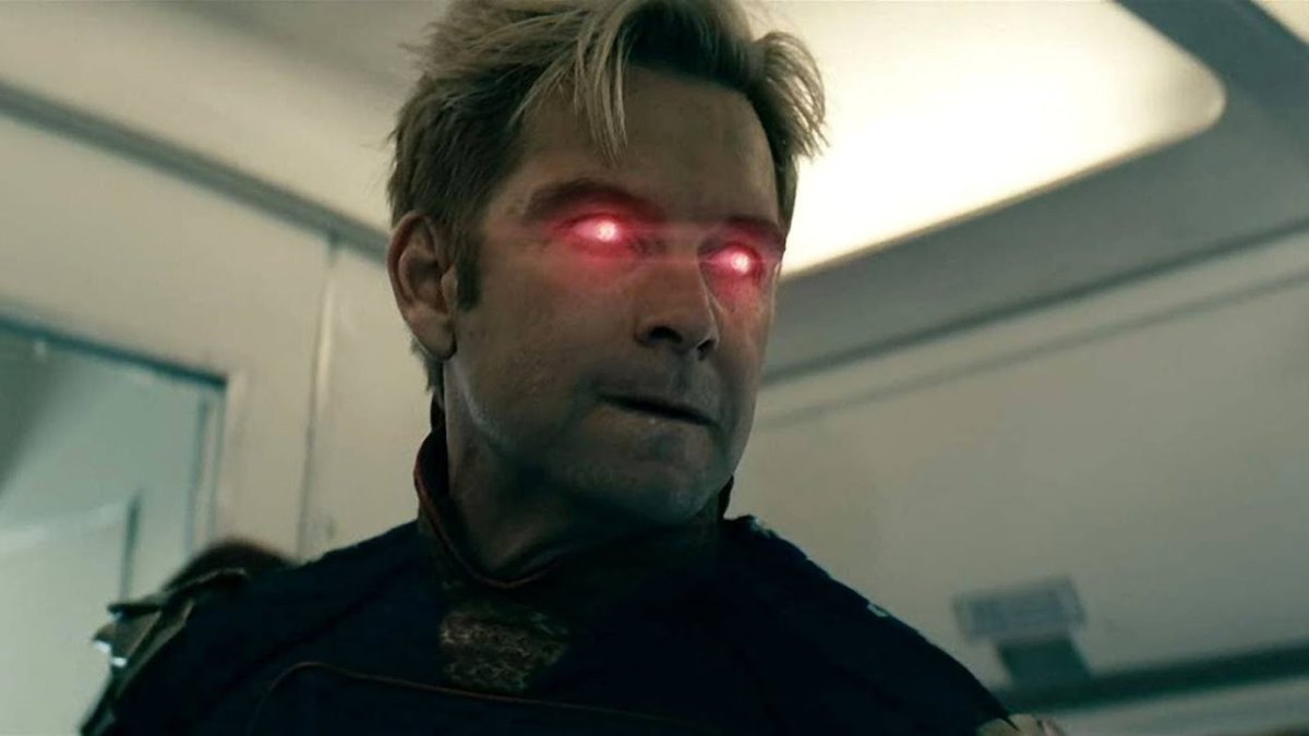 Homelander с лазерами