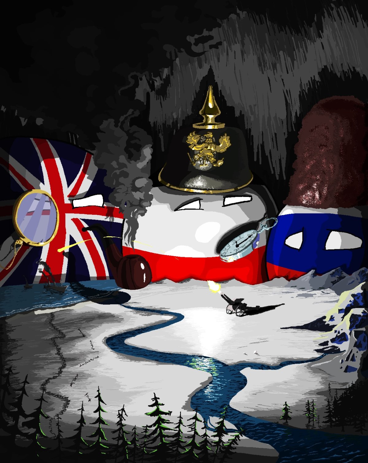 Countryballs Франция первая мировая война