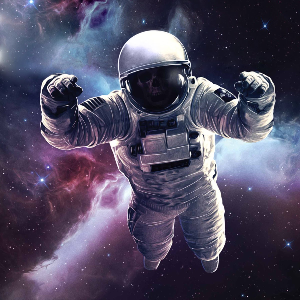 Космонавт в космосе