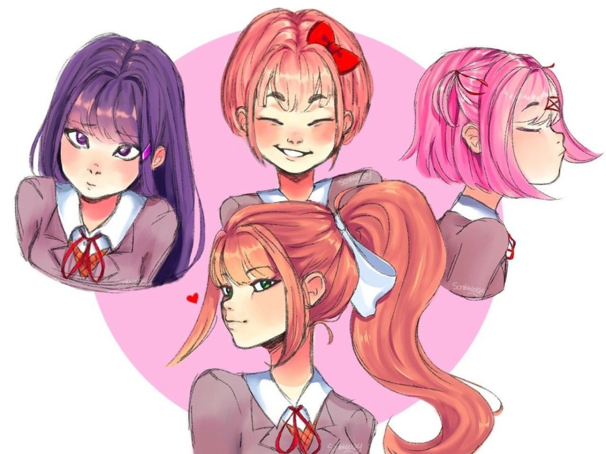 Доки доки Моника и Нацуки