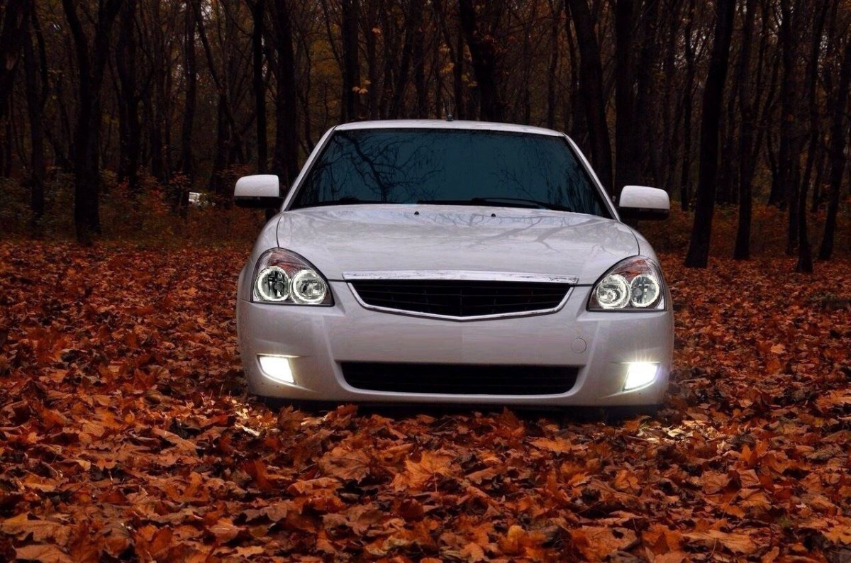 Приора черная седан Бродяга