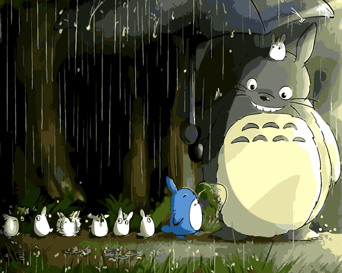 Тоторо герои мультфильма