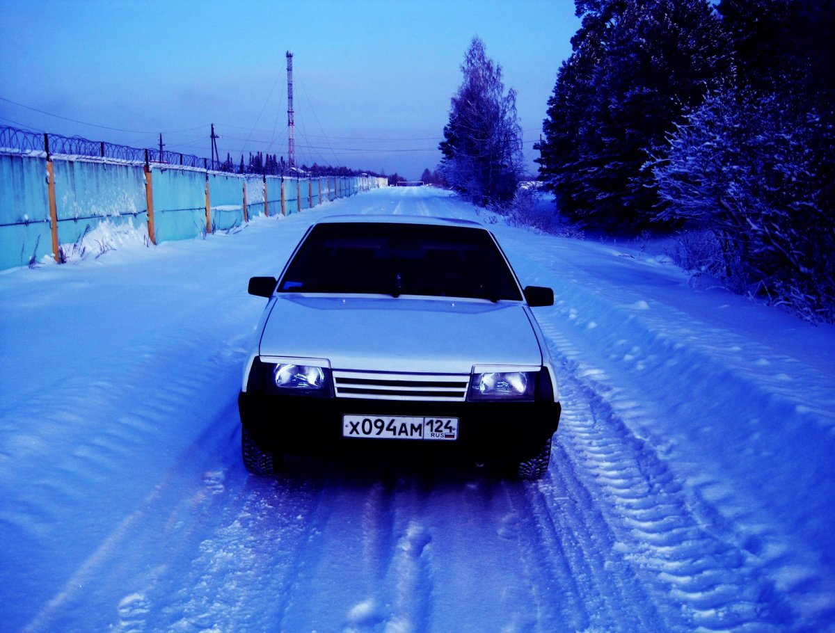 ВАЗ 2109 БПАН зимой