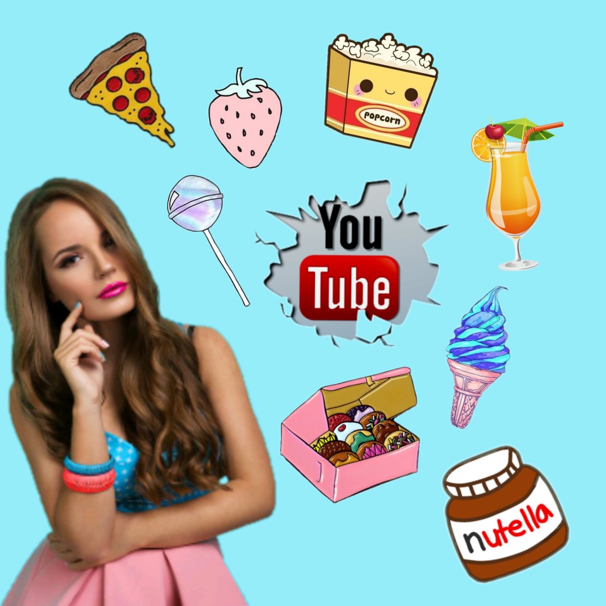 Рисунки с блогерами