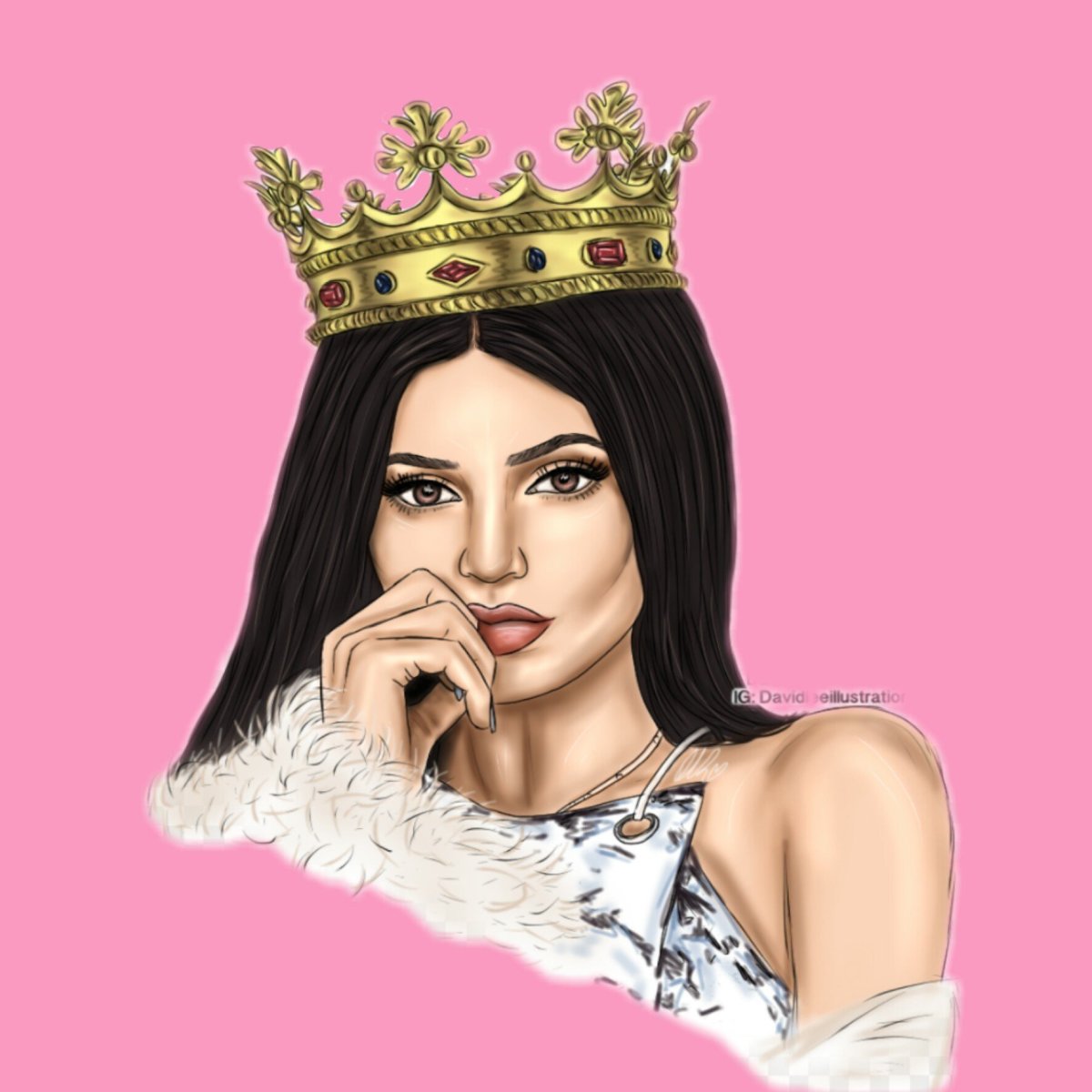 Кайли Дженнер арт