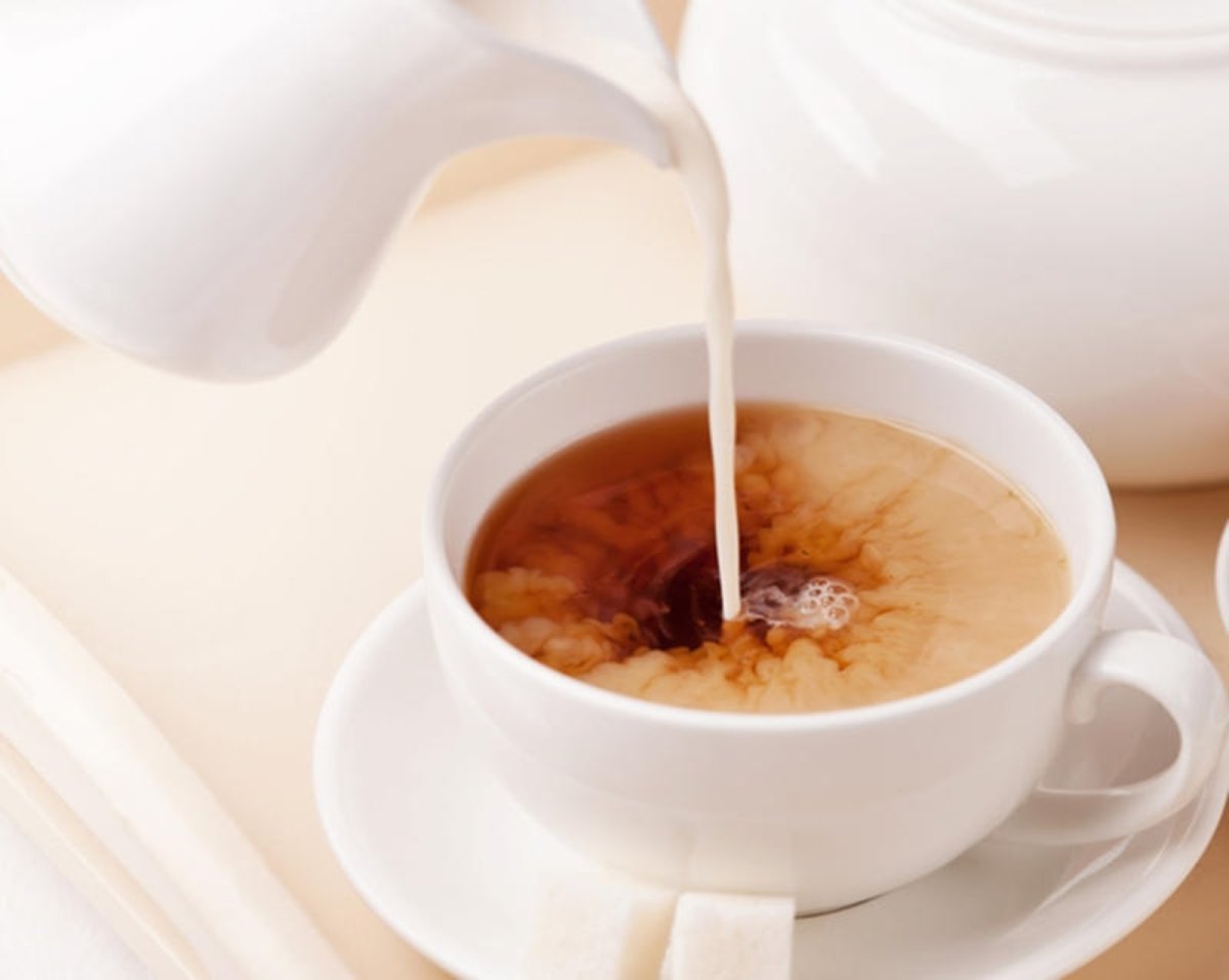 Чай с молоком