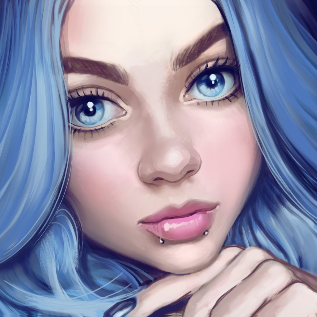 Голубые глаза