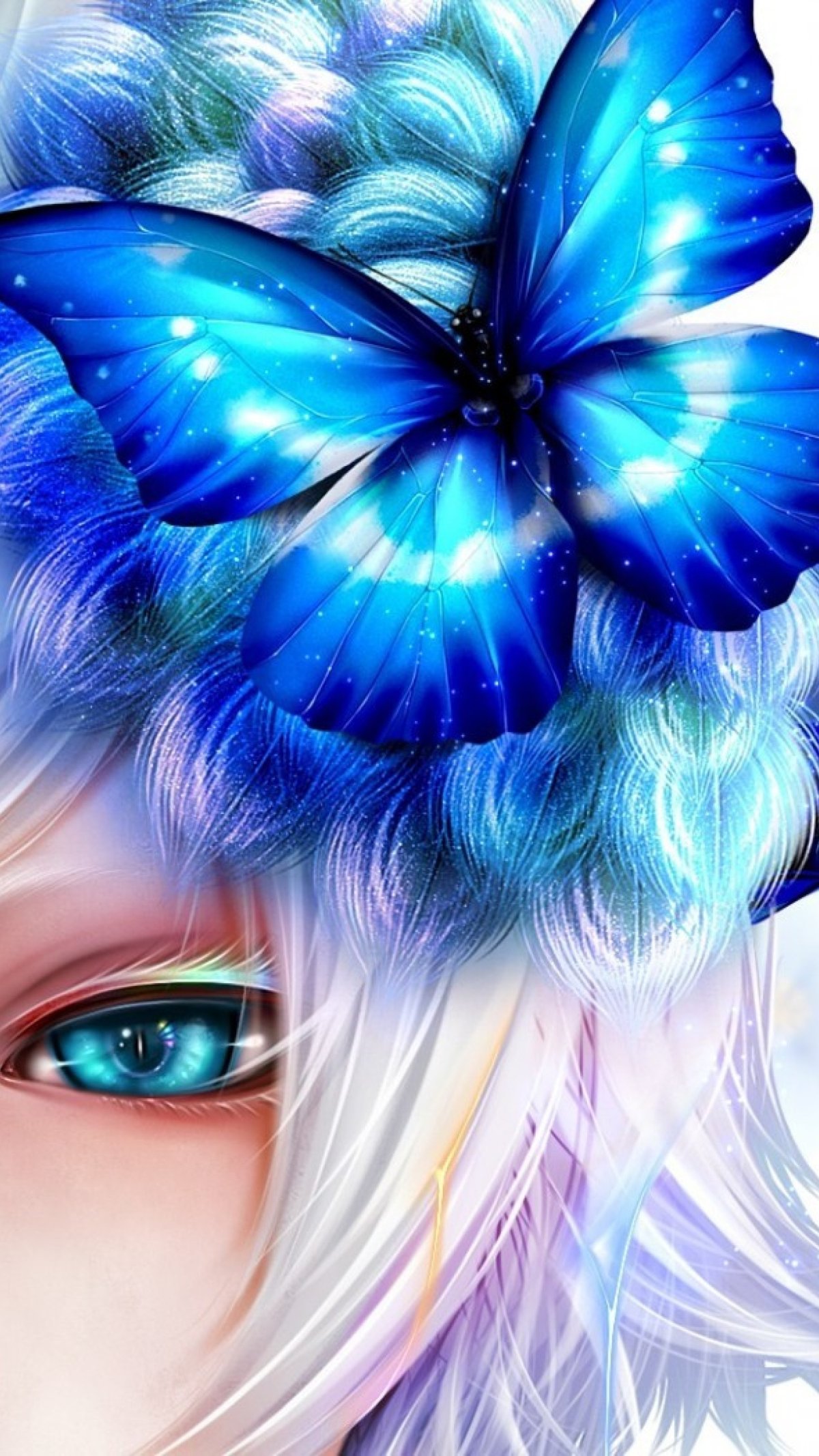 Небесно голубые глаза