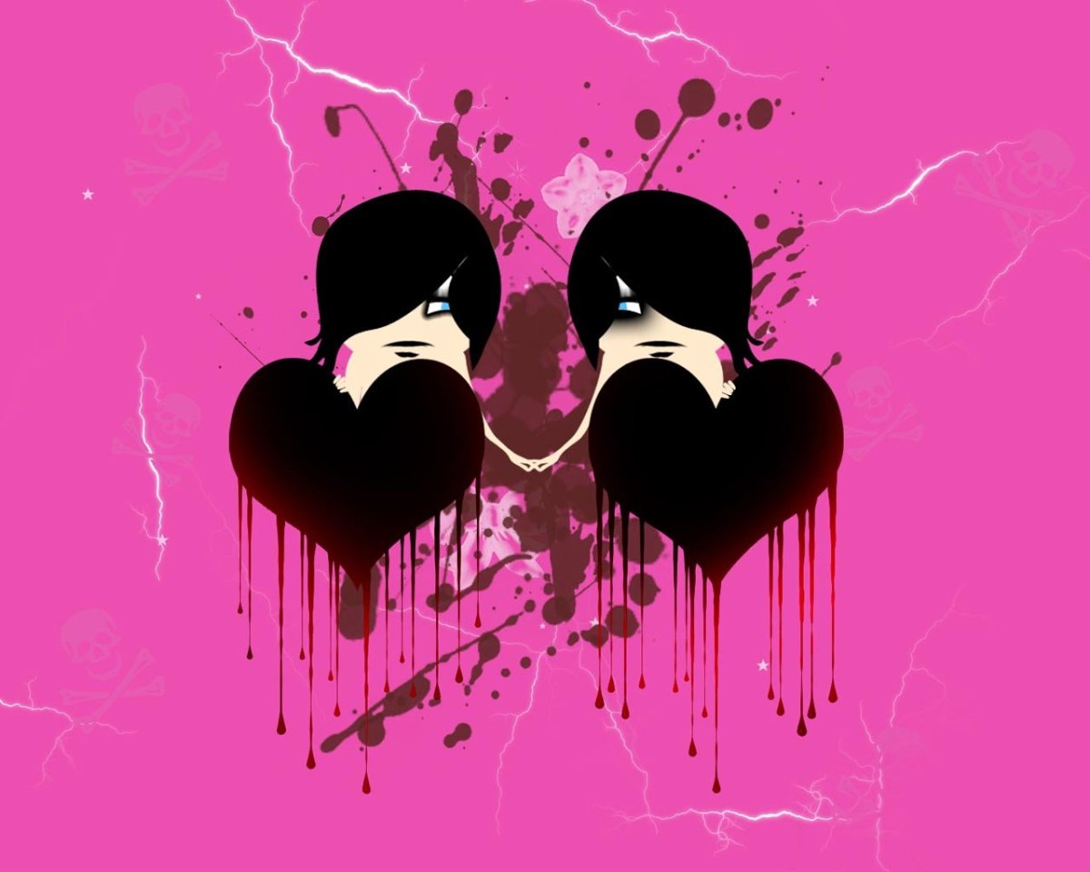 Рисунки в стиле эмо