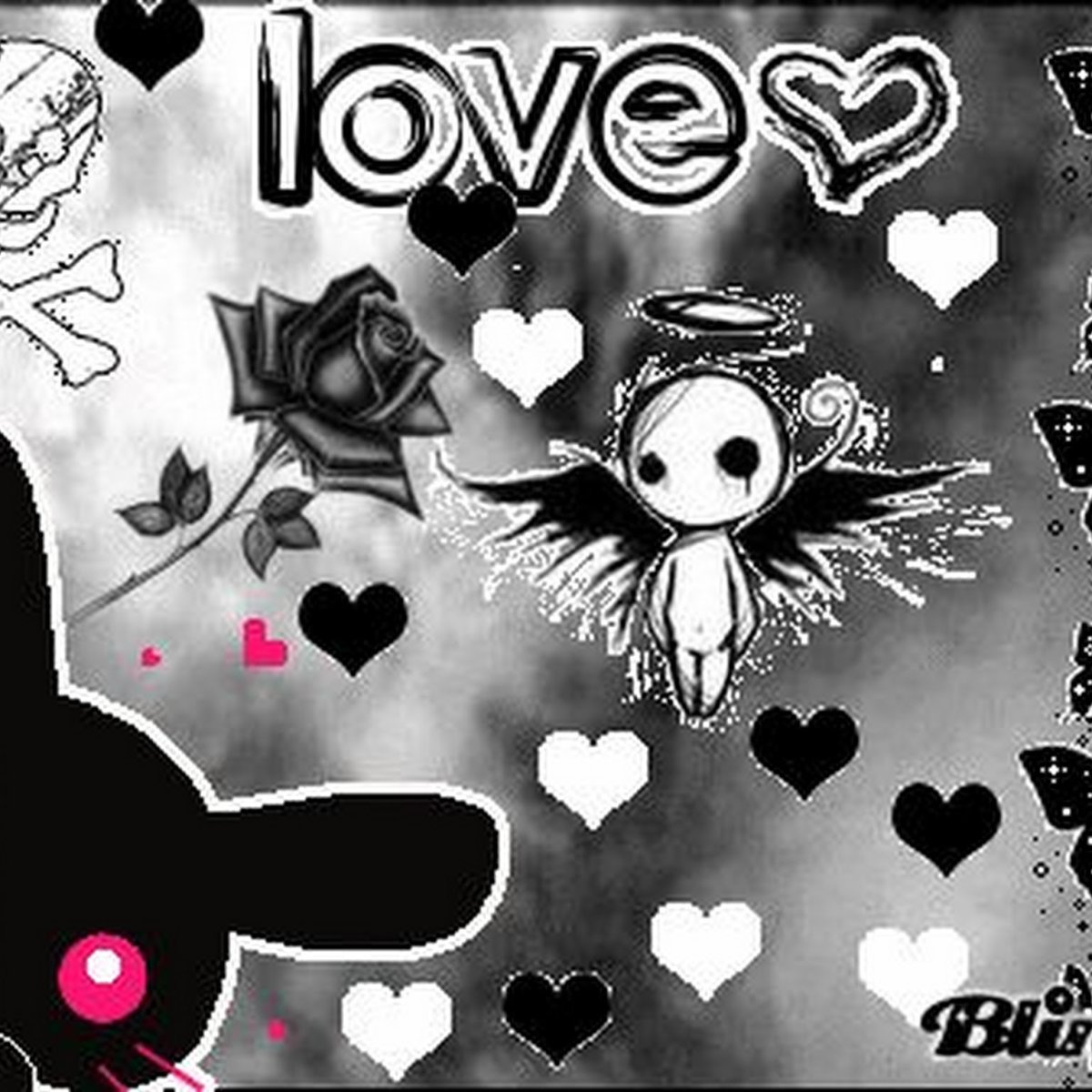 Эмо мальчик и девочка