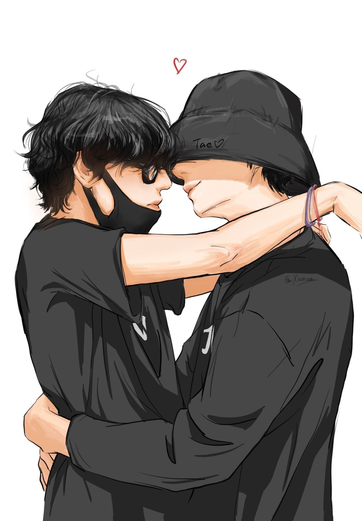 БТС Чонгук и Тэхен арт