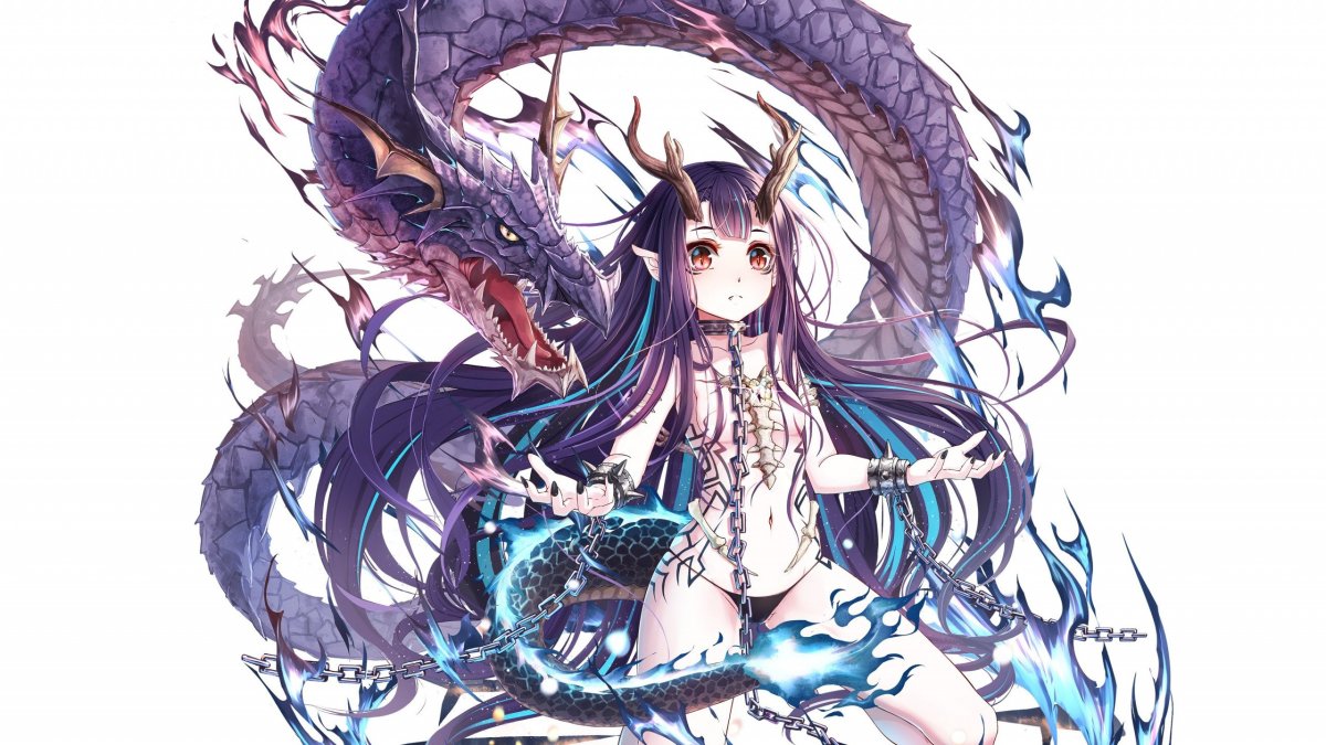 Аниме Уроборос дракон