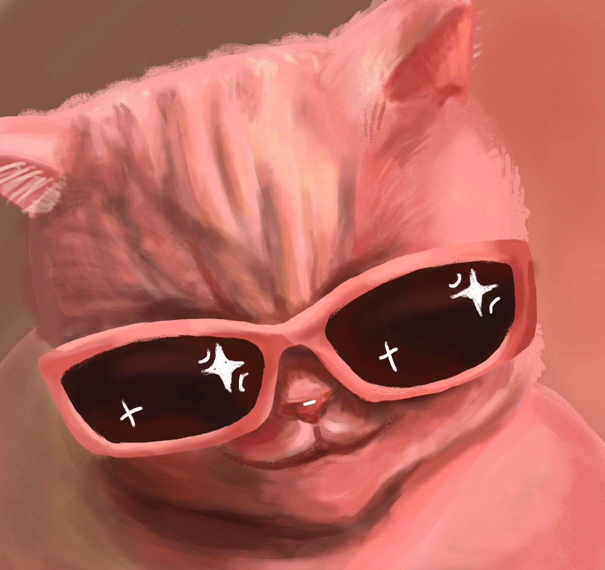 Котик в очках