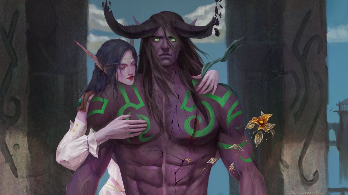 Варкрафт Иллидан и Тиранда