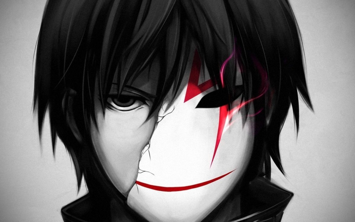 Аниме парни демоны в капюшоне